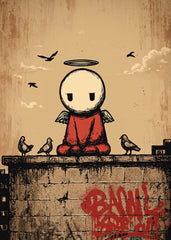 Melancholy Rooftop Angel