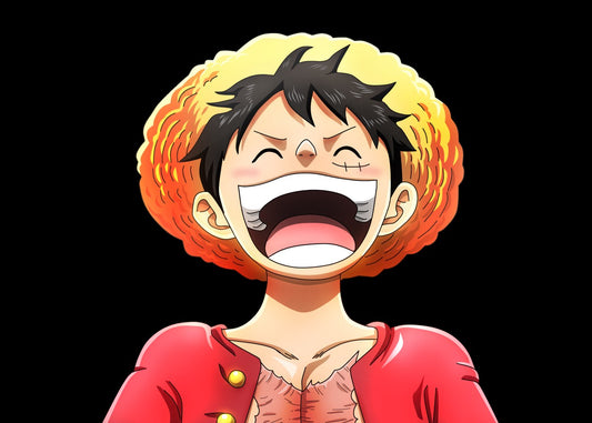 luffy laughing anime