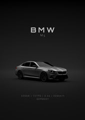 BMW M5 G90 2025 Front Grey Spe