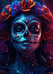La Catrina Neon Girl