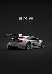 BMW M4 DTM 2015 Race Car Back