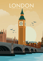 London England Travel Print