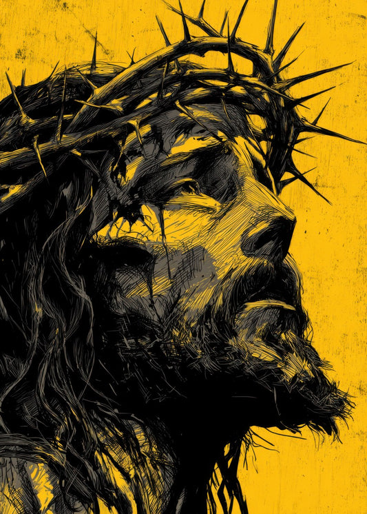 Jesus with a Crown of Thorns