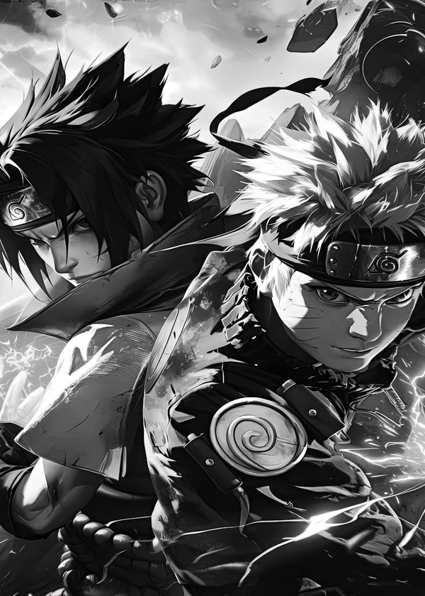 Sasuke Uchiha and Naruto Uzumaki