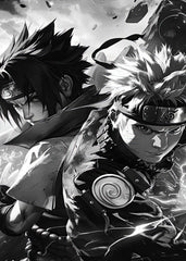 Sasuke Uchiha and Naruto Uzumaki