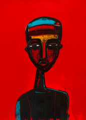 The Watcher Abstract Portrait