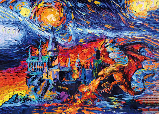 the castle and dragon