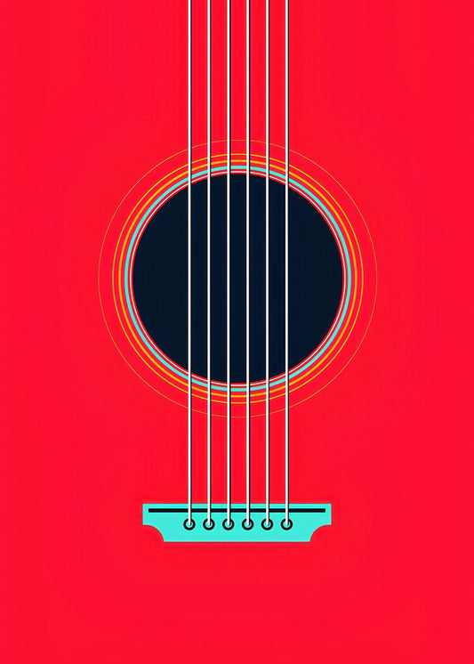 Red Guitar 