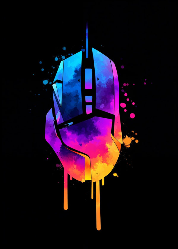 Neon Gamer Mouse