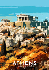 Athens Landmark Panorama