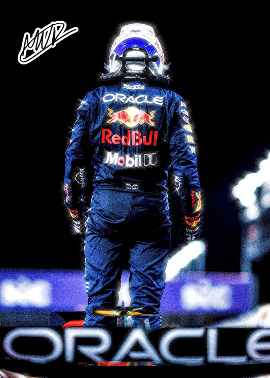 Max Verstappen Winning Pose