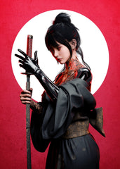 Samurai Cyborg with Katana