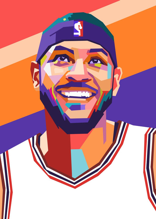Carmelo Anthony on WPAP art
