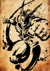 All might, My Hero Academia