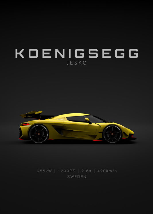 Koenigsegg Jesko Yellow
