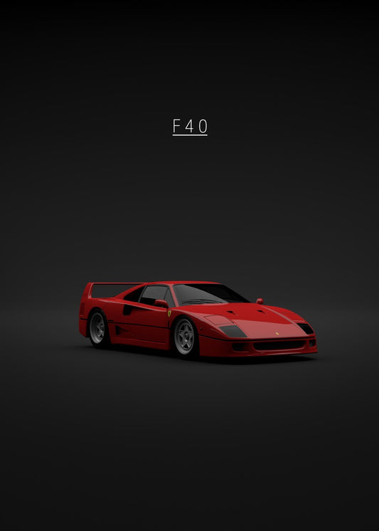 Ferrari F40 1992 - Red