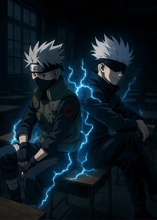 Kakashi & Gojo–Masters of Aura