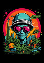 Psychedelic Alien in Vegas