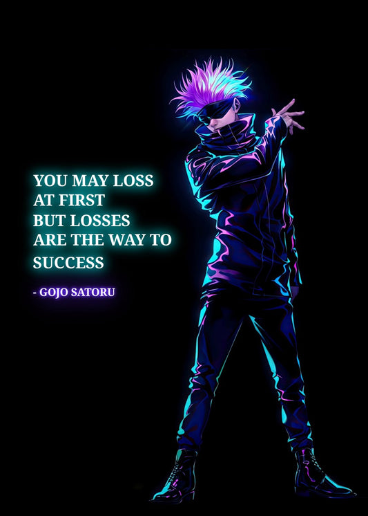 Satoru Gojo quote, Jujutsu Kaisen