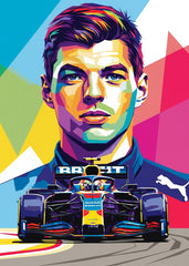 Max Verstappen WPAP art