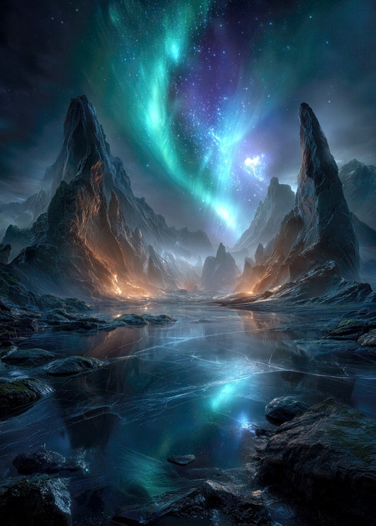 Colorful Alien Landscape