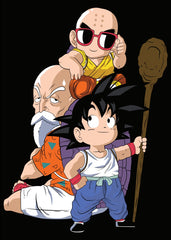 Goku, Krillin & Roshi Trio