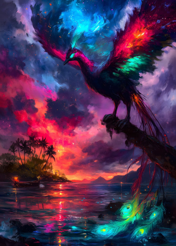 Radiant Phoenix at Sunset