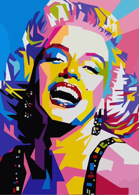 Marilyn Monroe Pop Art Portrai