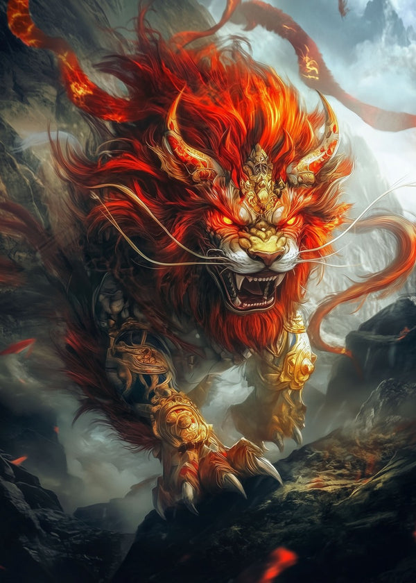 Fiery Lion Demon