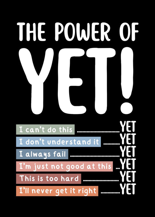 The power of yet