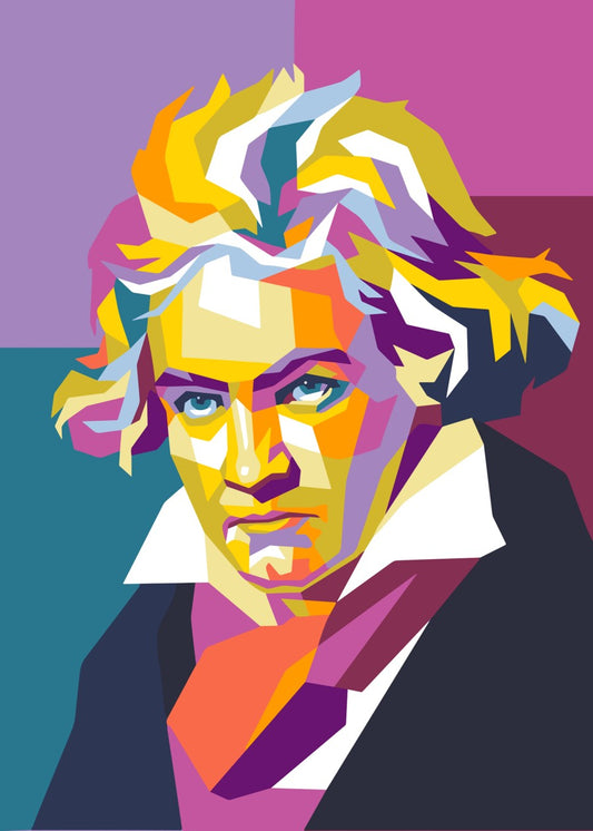 Beethoven Potrait Pop Art