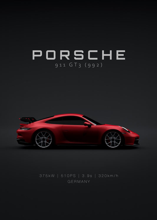 Porsche 992 GT3 Guards Red