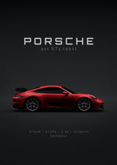 Porsche 992 GT3 Guards Red