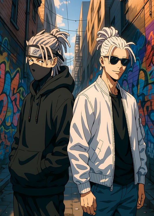 Kakashi & Gojo Street Kings