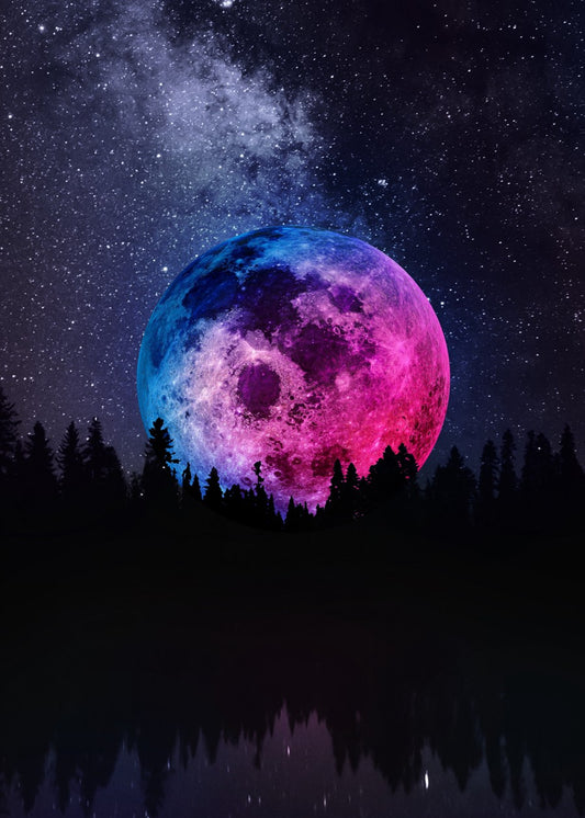 Colorful Moonrise 