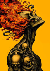 Surreal Skull Fiery Sovereign 