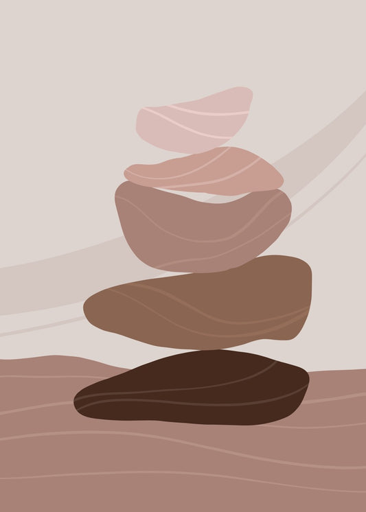 Earthy Zen Stones