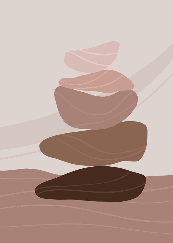 Earthy Zen Stones