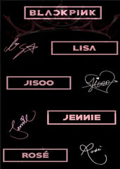 black pink signature