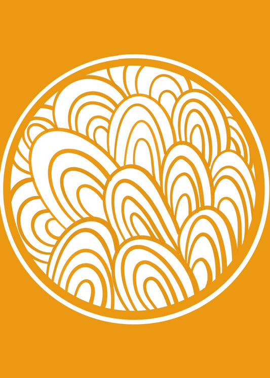 Abstract Gold Organic Design