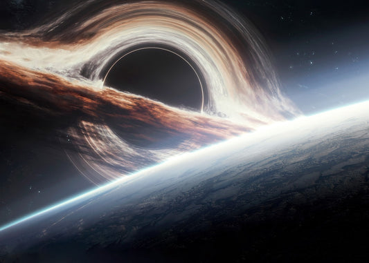 Black hole and earth