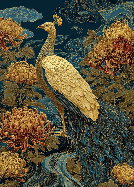 Golden Peacock Serenity