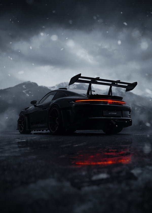 911 GT3 Snowy Landscape