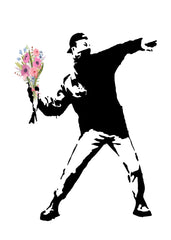 Banksy's "Flower Thrower"