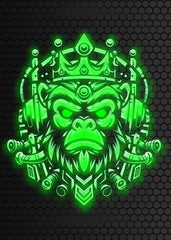 Cyber King Gorilla: Neon Power