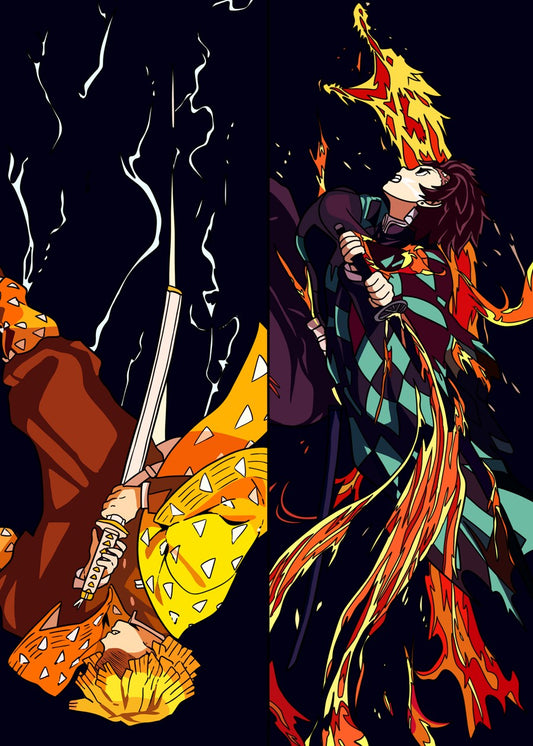 Tanjiro and Zenitsu