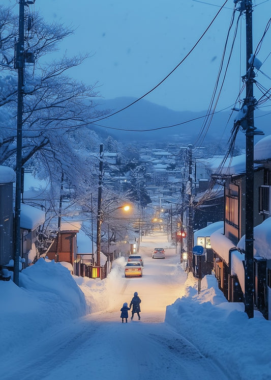 Japanese Snowy Landscape