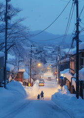 Japanese Snowy Landscape