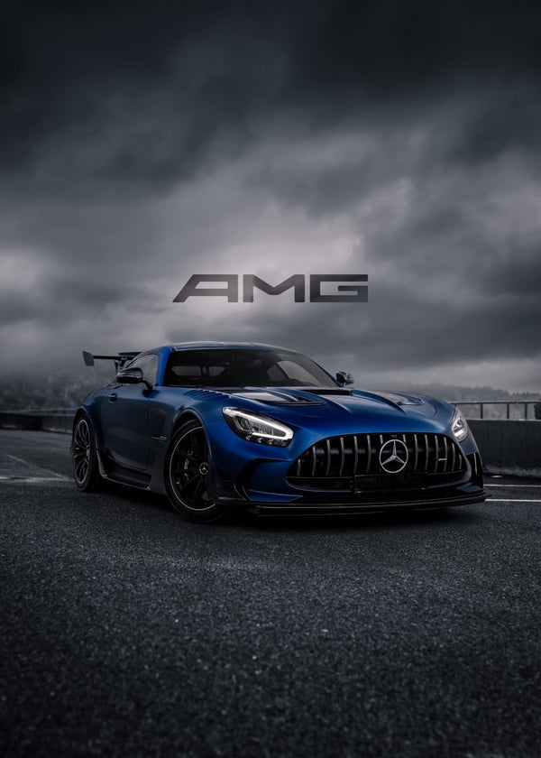 Dark Blue AMG-GT