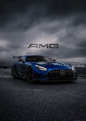 Dark Blue AMG-GT